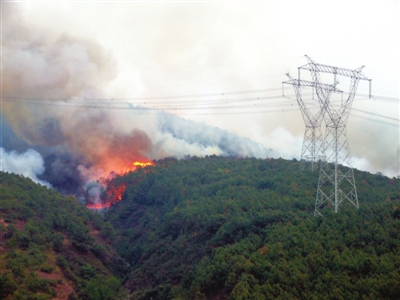 輸電線路山火在線監測預警系統